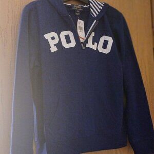 Boys Half Zip Hoodie Polo Ralph Lauren